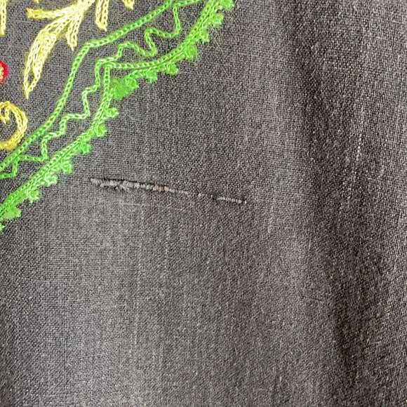 Vintage 70’s Rare Maxi Dress with Embroidery. Sz S - Picture 10 of 12